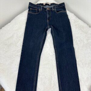 Levi’s Boys 510 Skinny Fit Jeans in a classic dark blue wash.